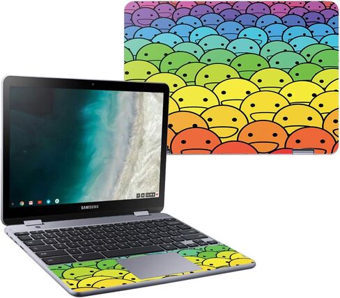MightySkins Skin Compatible with Samsung Chromebook Plus LTE (2018) - Star Power | Protective, Durable, and Unique Vinyl Decal wrap Cover | Easy to Apply, Remove, and Change Styles | Made in The USA in Saudi Arabia
