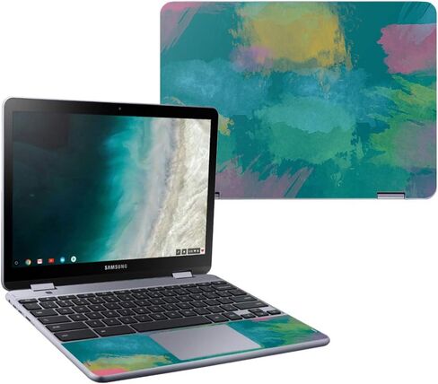 MightySkins Skin Compatible with Samsung Chromebook Plus LTE (2018) - Star Power | Protective, Durable, and Unique Vinyl Decal wrap Cover | Easy to Apply, Remove, and Change Styles | Made in The USA in Saudi Arabia