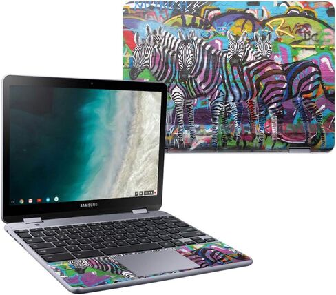 MightySkins Skin Compatible with Samsung Chromebook Plus LTE (2018) - Star Power | Protective, Durable, and Unique Vinyl Decal wrap Cover | Easy to Apply, Remove, and Change Styles | Made in The USA in Saudi Arabia
