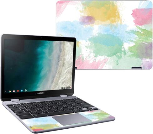 MightySkins Skin Compatible with Samsung Chromebook Plus LTE (2018) - Star Power | Protective, Durable, and Unique Vinyl Decal wrap Cover | Easy to Apply, Remove, and Change Styles | Made in The USA in Saudi Arabia