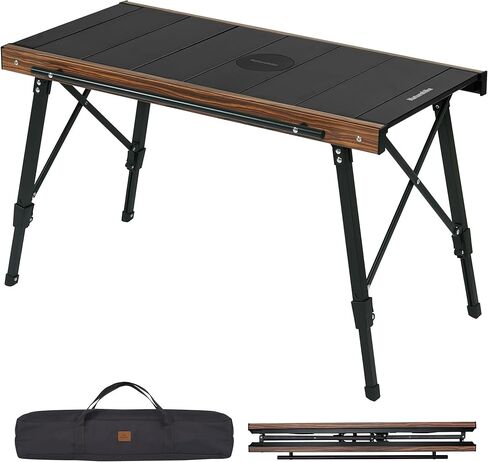 Naturehike Upgraded IGT Camping Table, Height Adjustable IGT Cook System, Folding Portable Camp Table for Outdoor Picnic Car RV Trip Patio Backyard BBQ in Saudi Arabia