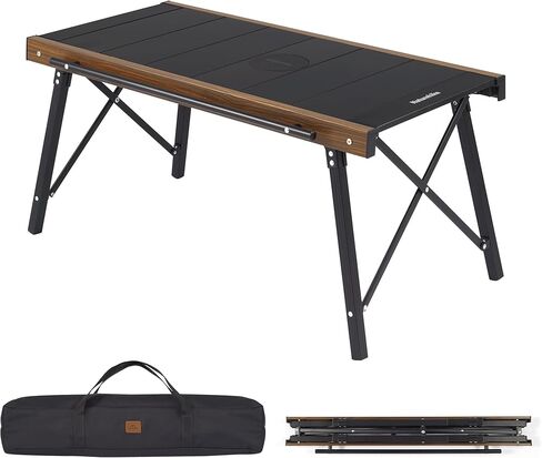 Naturehike Upgraded IGT Camping Table, Height Adjustable IGT Cook System, Folding Portable Camp Table for Outdoor Picnic Car RV Trip Patio Backyard BBQ in Saudi Arabia