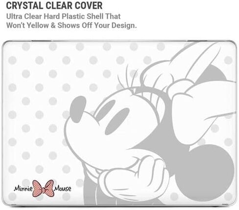 Skinit Laptop Case Plus Skin Compatible with MacBook Air 15in (2023) - Officially Licensed Disney Minnie Mouse Daydream Design in Saudi Arabia