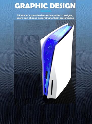 1Pc Middle Decoration Strip Sticker For Ps5 Game Console Parts US in Saudi Arabia