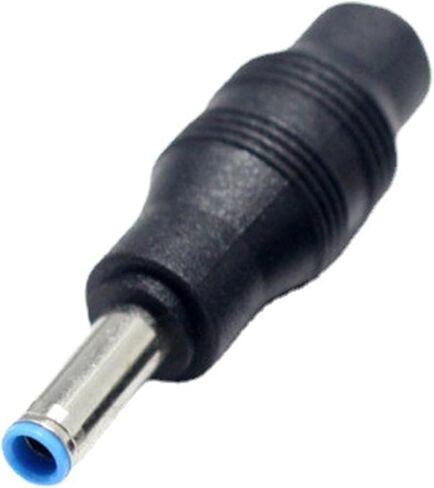 Black Charging Adapter Power Supply Adapter DC5521 to DC4530 Conversion Head Female to Male Connector Converter in Saudi Arabia