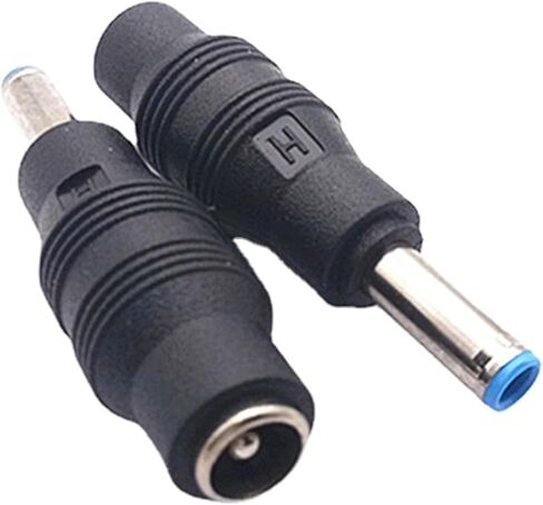 Black Charging Adapter Power Supply Adapter DC5521 to DC4530 Conversion Head Female to Male Connector Converter in Saudi Arabia