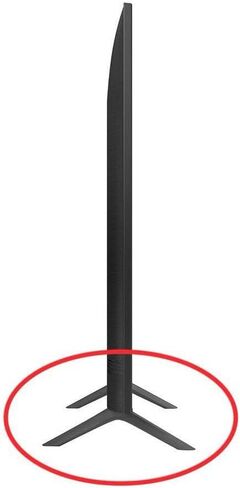 Original TV Base Stand Legs for Samsung - 85" Class Q60T Model QN85Q60TAFXZA (No Screws Required. The Stand Snaps in Place.) in Saudi Arabia