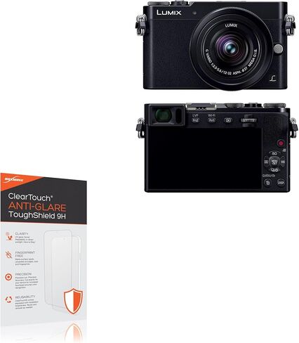 BoxWave Screen Protector Compatible with Panasonic Lumix DMC-GM5 - ClearTouch Anti-Glare ToughShield 9H (2-Pack), Anti-Glare 9H Tough Flexible Film Screen Protector in Saudi Arabia