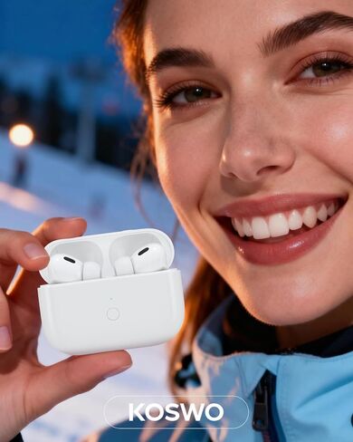 علبة شحن لاسلكية بديلة لأجهزة AirPods Pro الجيل الثاني/الأول، حافظة شاحن لاسلكي بقدرة 600 مللي أمبير في الساعة مع زر مزامنة بلوتوث، شحن سريع لمدة 15 دقيقة، USB-C وشحن لاسلكي، بدون سماعات أذن in Kuwait