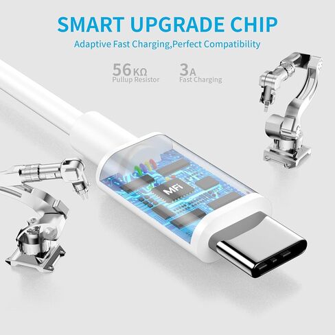 Car Charger for iPhone 16 15 Carplay Cable,[Apple MFi Certified] 2 Pack 3.3Ft USB A to USB C Fast Car Charger Data Cord for iPhone 16/16 Plus/16 Pro/16 Pro Max/15/15Pro/15 Pro Max Car Charging Cable in Saudi Arabia