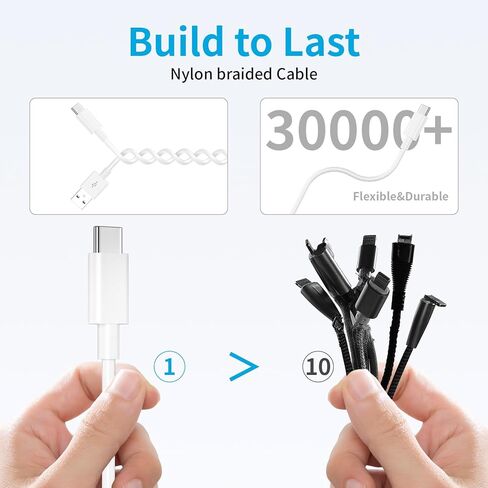 Car Charger for iPhone 16 15 Carplay Cable,[Apple MFi Certified] 2 Pack 3.3Ft USB A to USB C Fast Car Charger Data Cord for iPhone 16/16 Plus/16 Pro/16 Pro Max/15/15Pro/15 Pro Max Car Charging Cable in Saudi Arabia