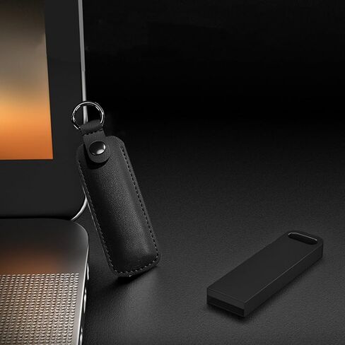 قطعتان من حقيبة تخزين محرك فلاش - حقيبة حمل بغطاء واقٍ صغير محمول، صندوق حماية محرك USB مع حلقة مفاتيح للاستخدامات المتعددة لأصحاب السيارات in Saudi Arabia