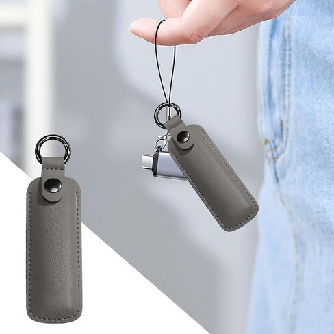 2Pcs Flash Drive Storage Bag - Small Portable Protective Cover Carrying Case, USB Drive Protection Box with Key Ring for Car Owners' Multiple Uses in Saudi Arabia