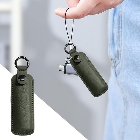 2Pcs Flash Drive Storage Bag - Small Portable Protective Cover Carrying Case, USB Drive Protection Box with Key Ring for Car Owners' Multiple Uses in Saudi Arabia