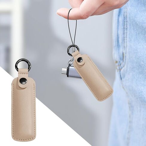 قطعتان من حقيبة تخزين محرك فلاش - حقيبة حمل بغطاء واقٍ صغير محمول، صندوق حماية محرك USB مع حلقة مفاتيح للاستخدامات المتعددة لأصحاب السيارات in Saudi Arabia