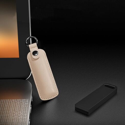قطعتان من حقيبة تخزين محرك فلاش - حقيبة حمل بغطاء واقٍ صغير محمول، صندوق حماية محرك USB مع حلقة مفاتيح للاستخدامات المتعددة لأصحاب السيارات in Saudi Arabia