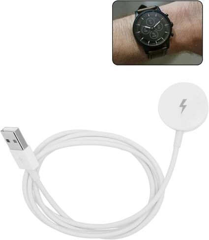 شاحن الساعة الذكية لـ Fossil Gen 1 2 3، قاعدة شحن لـ Fossil Q Gen 1 2 3 Founder، Wander، Marshal، Explorer وVenture Series مع التحميل الزائد in Saudi Arabia