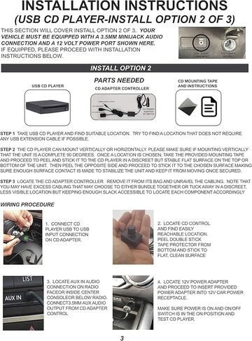 Deluxe USB CD Player kit - Universal Installation in All Vehicles, Black (60-DELUXEUSBCD) in Saudi Arabia