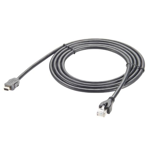 IX Industrial RJ45 Cat6A Ethernet Cable IX40G-A-10S-CV(7.0) IX مفتاح إلى RJ45 ذكر التوصيل المحمي SFTP كابل الشبكة الصناعية الخارجية لرؤية الآلة كاميرا صناعية PoE (2M) in Kuwait