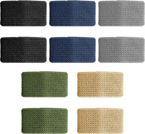 10PCS Elastic Belt Keepers Nylon Belt Loop Backpack Strap Keeper Belts Loop Keeper for Securing Belts Backpacks Slings for 1.5" Wide Belts or Straps(5 Colors) in Saudi Arabia