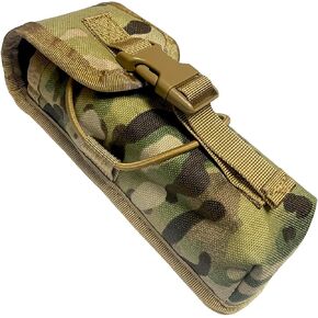 High Temperature Suppressor Pouch, Thermal Insulated Shield for Hot Rifle/Pistol Suppressor, Molle Pouch Holder for Flashlight,Baton, Fits 5-7 inches or Smaller (Camo Style) in Saudi Arabia
