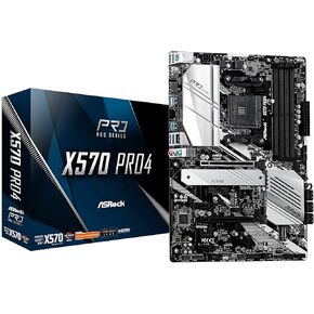 ASRock X570 Pro 4 AM4/4DDR4/HDMI/DP/ATX Motherboard (Renewed) in Kuwait