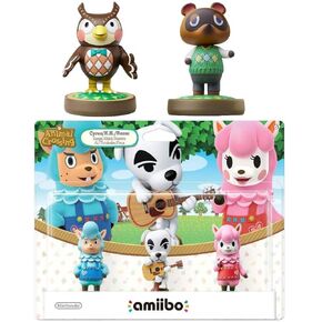 سلسلة Animal Crossing 3-Pack Amiibo (سلسلة Animal Crossing) - Tom Nook - حزمة Blathers Amiibo لجهاز Nintendo Switch - 3DS - Wii U (عبوة مجمعة) in Kuwait