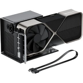 OwlTree PCIe 4.0 x4 64Gbps eGPU External Graphics Cards Dock, with OCuLink SFF-8612 8311 to PCIe x16 and SFF-8611 Male Cable 50cm, Supports GPU Laptop MIni PC Standard ATX Power Supply in Saudi Arabia