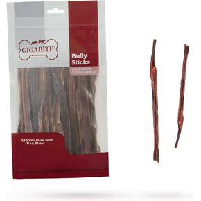 GigaBite 6 بوصة Slim All Natural Bully Sticks من Best Pet Supplies - عبوة من 25 قطعة in Kuwait