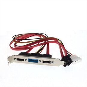 PC DIY إلى ESATA و4Pin IDE Power PCI Bracket Slot Cable كامل الارتفاع لمحرك الأقراص الصلبة الخارجي in Kuwait