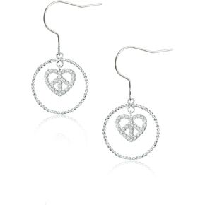 TGNEL Titanium Earrings Heart Drop Dangle Earrings for Women, Trendy Love Dangling Earrings Hypoallergenic for Sensitive Ears in Kuwait