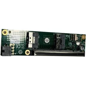 2 منفذ SlimSAS SFF-8654 8i x2 إلى PCIe4.0/3.0 x16 فتحة بطاقة محول SFF8654 بطاقة الناهض لرسومات الشبكة وحدة معالجة الرسومات الفيديو PCIe4.0 in Kuwait