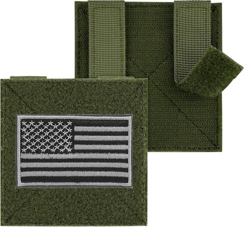 MOLLE Patch Panel Mounting Placard Platform, Hook & Loop Panel - DIY Morale Patch Board for Tactical Vests & Backpacks（Black） in Saudi Arabia