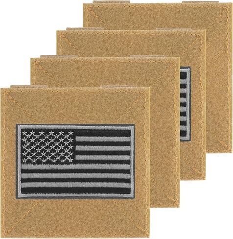 MOLLE Patch Panel Mounting Placard Platform, Hook & Loop Panel - DIY Morale Patch Board for Tactical Vests & Backpacks（Black） in Saudi Arabia