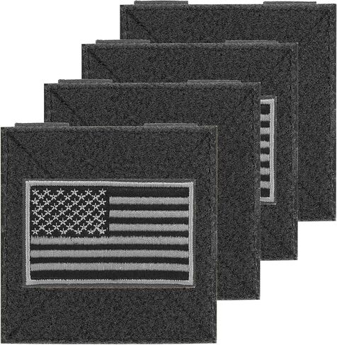 MOLLE Patch Panel Mounting Placard Platform, Hook & Loop Panel - DIY Morale Patch Board for Tactical Vests & Backpacks（Black） in Saudi Arabia