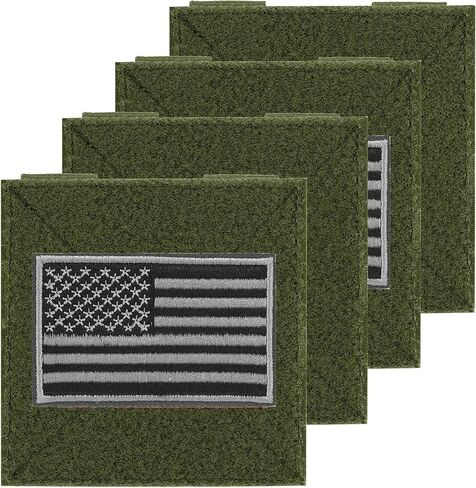 MOLLE Patch Panel Mounting Placard Platform, Hook & Loop Panel - DIY Morale Patch Board for Tactical Vests & Backpacks（Black） in Saudi Arabia