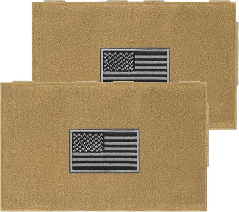 MOLLE Patch Panel Mounting Placard Platform, Hook & Loop Panel - DIY Morale Patch Board for Tactical Vests & Backpacks（Black） in Saudi Arabia