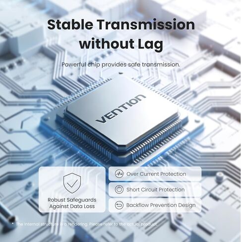 موزع USB 3.2 بسرعة 10 جيجابت في الثانية من VENTION، موزع USB مع 4 منافذ USB 3.2 (USB A*2 النوع C*2)، موسع USB PD 100 وات للشحن USB 3.2 الجيل الثاني، أسود in Saudi Arabia