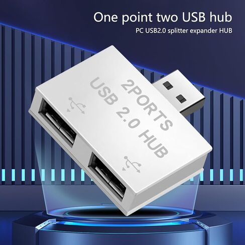 USB 2.0 ذكر إلى محول USB أنثى مزدوج لتوصيل الطابعات وقارئات البطاقات in Kuwait