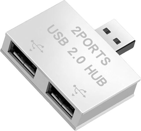 USB 2.0 ذكر إلى محول USB أنثى مزدوج لتوصيل الطابعات وقارئات البطاقات in Kuwait