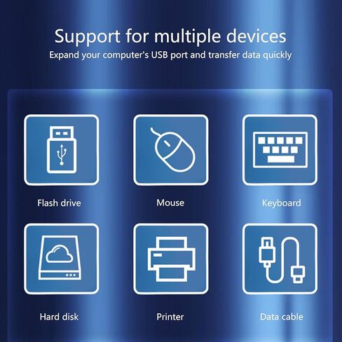 USB 2.0 ذكر إلى محول USB أنثى مزدوج لتوصيل الطابعات وقارئات البطاقات in Kuwait
