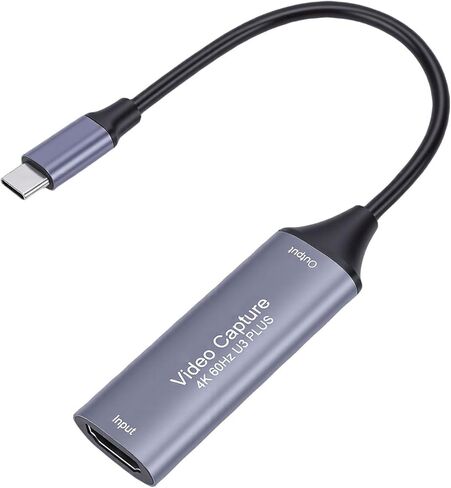 بطاقة فيديو Yunseity، جهاز فيديو صوت USB C 3.0 4K 60 هرتز عالي الدقة مع زمن وصول منخفض للغاية، لبث الألعاب وتسجيل المؤتمرات والكاميرات وأجهزة الكمبيوتر المحمولة والأجهزة اللوحية in Kuwait