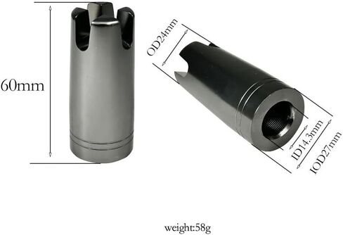 1 قطعة الألومنيوم بعقب Gimbal قصبة صيد القوارب بناء بعقب غطاء مكونات قضيب DIY بها بنفسك إصلاح الملحقات in Saudi Arabia