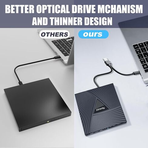 قارئ وتخزين خارجي USB-C 2 في 1: حاوية SSD M.2 NVMe SSD بسرعة 10 جيجابت في الثانية + ناسخ أقراص CD/DVD USB 3.0، التوصيل والتشغيل، بدون أدوات لمحركات الأقراص SSD والأقراص المضغوطة 2230/2242/2260/2280، بما في ذلك. كابل USB-C إلى C/A لأجهزة الكمبيوتر المحمول/ in Kuwait