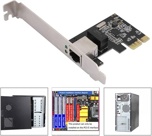 RTL 8111F Gigabit Ethernet Network Adapter PCI E NIC for Systems in Saudi Arabia