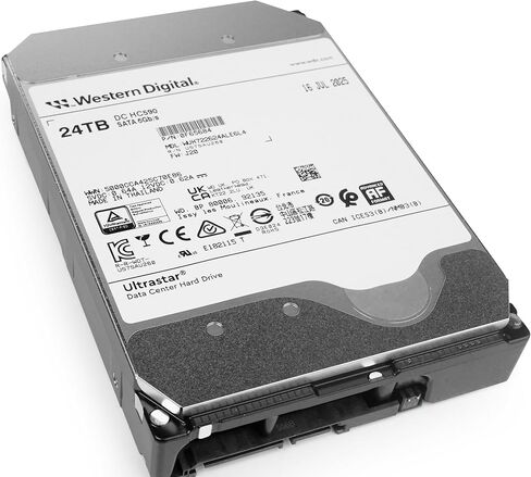 Western Digital Ultrastar HC590 WUH722624ALE6L4 0F65684 24TB 7.2K RPM SATA 6Gb/s 512e 3.5in Enterprise Hard Drive in Saudi Arabia