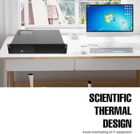 حافظة خادم هيكل الخادم 2U تدعم اللوحات الرئيسية Mini ITX وMicro ATX (9.6 x 9.6) وتدعم 3 x 3.5 HDD أو 2 x 3.5 HDD + 1 x 2.5 SSD in Kuwait