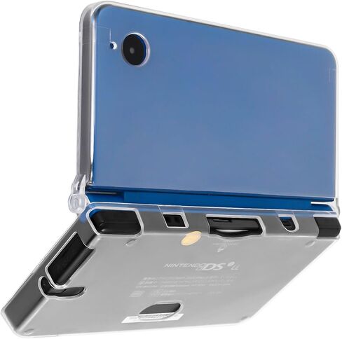 VSEER Crystal Clear Hard Shell Protective Case Cover for Nintendo NDSi LL/NDSi XL, Transparent, Snap-On Design in Saudi Arabia