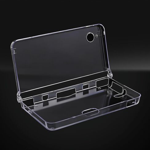 VSEER Crystal Clear Hard Shell Protective Case Cover for Nintendo NDSi LL/NDSi XL, Transparent, Snap-On Design in Saudi Arabia