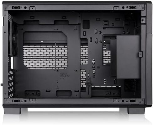 Thermaltake TR200; Micro Chassis; 1x120mm PWM Fan Included; mATX/mITX Support; 360mm Radiator Support; 365mm GPU Clearance; 175mm Air Cooler Clearance; 5.25" Bay Support; Black; CA-11L-00S1NN-00 in Saudi Arabia